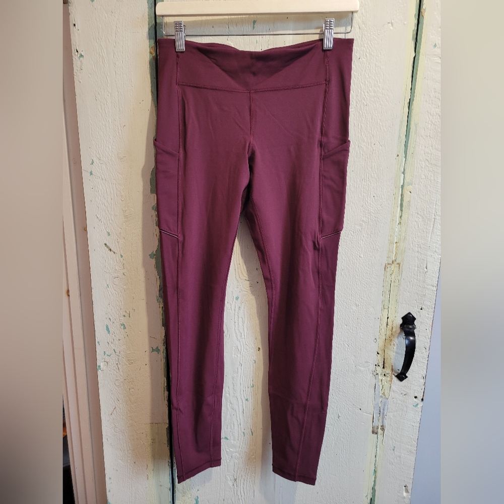 lululemon athletica Burgundy Leggings